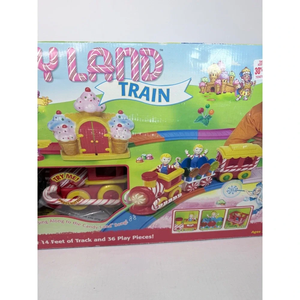 Vintage 2002 Hasbro Candy Land‎ Train 100% CIB. Tested And Works See Video